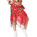 Dancewear Chiffon with 98 Coins Belly Dance Belt For Children More Colors