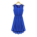 Women's Sleeveless Pleated Dress