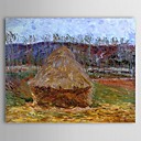 Famous Oil Painting Grainstack at Giverny by Claude Monet
