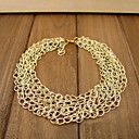 Chains camadas da Mulher Colar curto