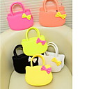 Girl's Sweet Fashion Cute Bow Tote Color of Bows on Random