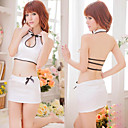 Sexy Cheong-Sam Stile Backless bianca da notte