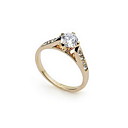 Mignon or / platine plaqué avec zircon cubique