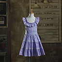 Ärmellose knielangen Lila Cotton Kids Lolita Kleid