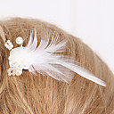 Boda / fiesta de plumas con Encanto horquillas / Celada (1 Piece Set)