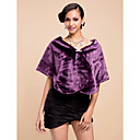 Elegant Faux Fur Wedding/Evening Shawl (More Colors)