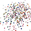 1200PCS Acrylic Rhinestones Nail Art Decorations Mixed Shapes