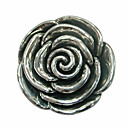 Genuine 925.Sterling Silver Pendant With Rose Shape /Classical Style(RP001)