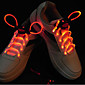 Flash crescono bastone luce rossa impermeabile led lacci delle scarpe (1 coppia)
