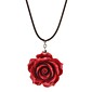 Big Red Rose Necklace