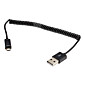USB to Micro USB Stretchable Cable for Samsung Galaxy S3 I9300 and Others (Black)